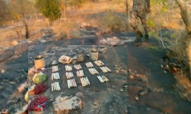 छत्तीसगढ़-ओडिशा सीमा पर नक्सलियों की विस्फोटक सामग्री बरामद, सुरक्षाबलों को मिलीं 70 जिलेटिन की छड़ें